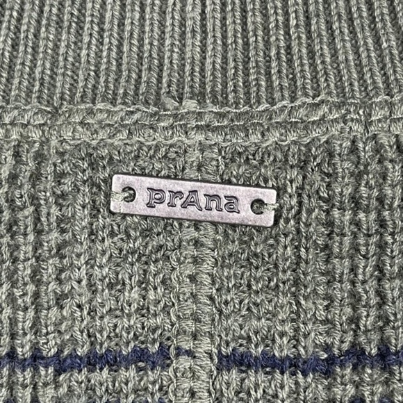 Prana Milani Henley Dress Kale Stripe NWT - Picture 4 of 8